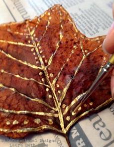 Painting leaves